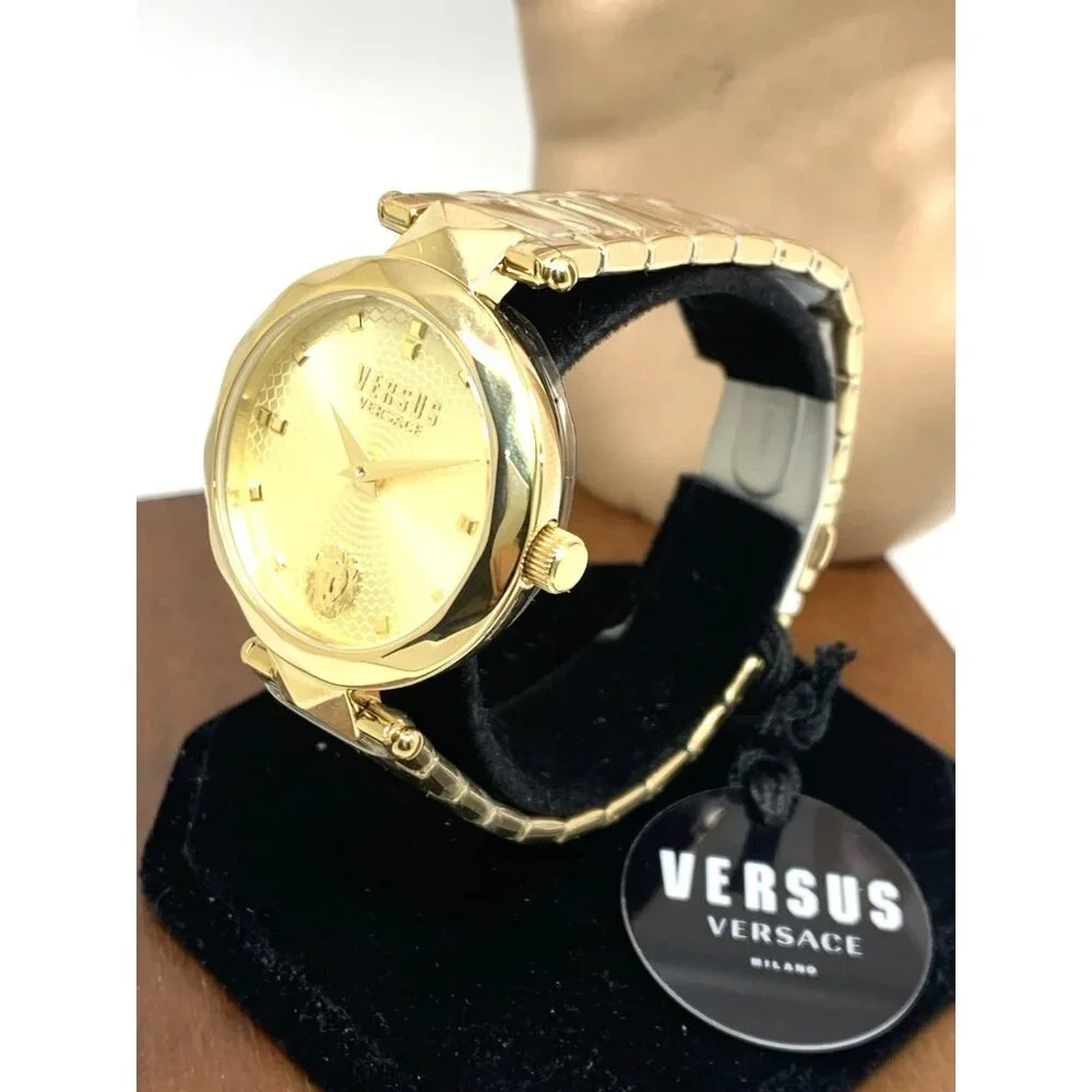 Versus by Versace Women's Watch VSPCD2H21 Quartz Gold Stainless Steel 36mm